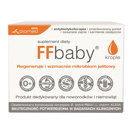 FFbaby, gocce per neonati e bambini, 10 ml