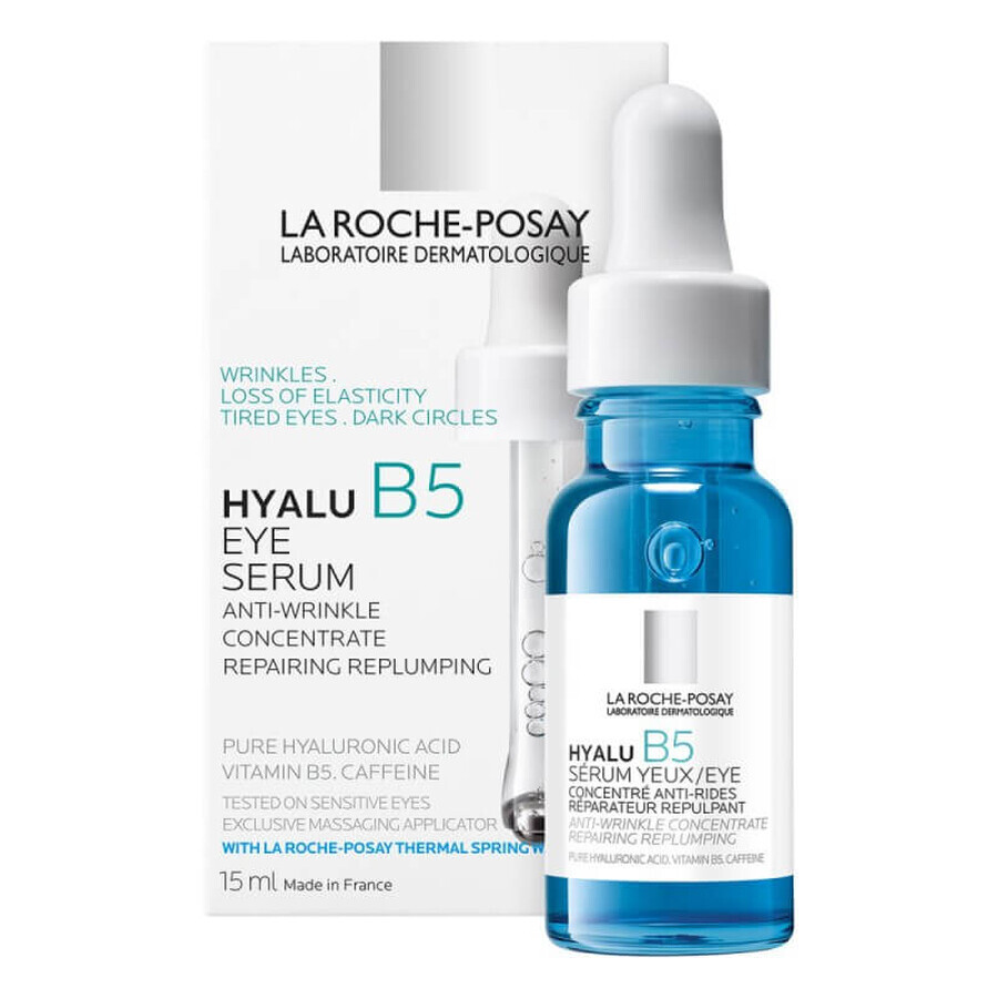 La Roche-Posay Hyalu B5, Augenserum gegen Falten, 15 ml