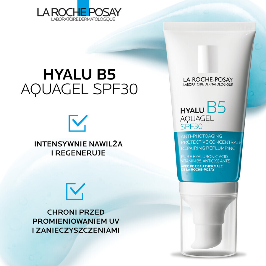 La Roche-Posay Hyalu B5 Aquagel, beschermende gel-crème tegen fotoveroudering, SPF 30, 50 ml 