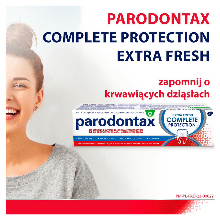 Parodontax Complete Protection Extra Fresh Zahnpasta, 75 ml