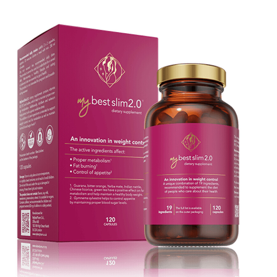 MyBestSlim 2.0, 120 capsules