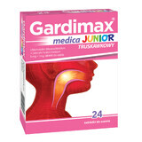 Gardimax Medica Junior Erdbeere 5 mg +1 mg, 24 Lutschtabletten