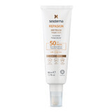 Sesderma Repaskin Dry Touch, crema protettiva per il viso, SPF 50, 50 ml