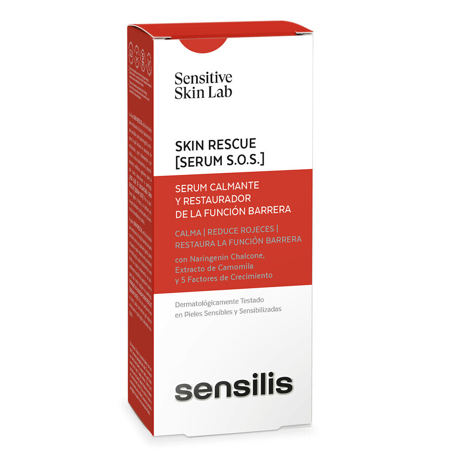 Sensilis Skin Rescue Serum S.O.S., beruhigendes Serum zum Wiederaufbau der Hautbarriere, 30 ml