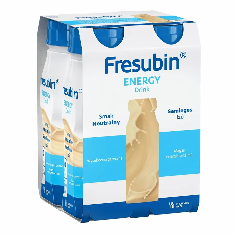 Fresubin Energy Trinknahrung, natürlicher Geschmack, 4 x 200 ml, Fresenius Kabi 