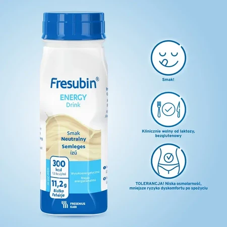 Fresubin Energy Trinknahrung, natürlicher Geschmack, 4 x 200 ml, Fresenius Kabi 