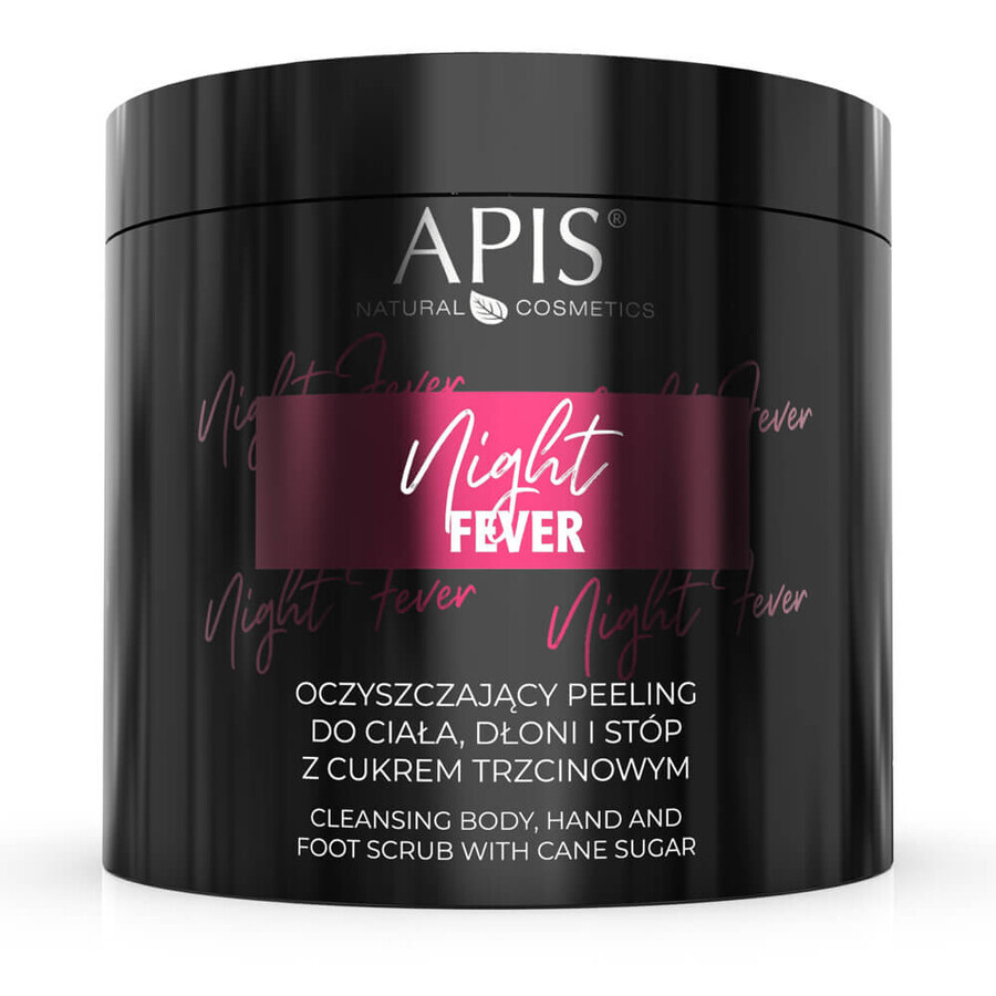 Apis Night Fever, peeling limpiador para cuerpo, manos y pies, 700 g