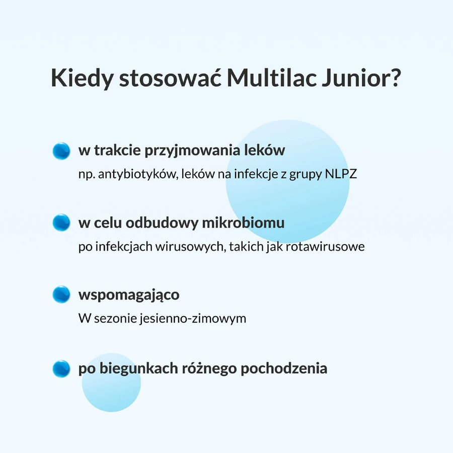 Multilac Junior Synbiotics, 20 pcs 