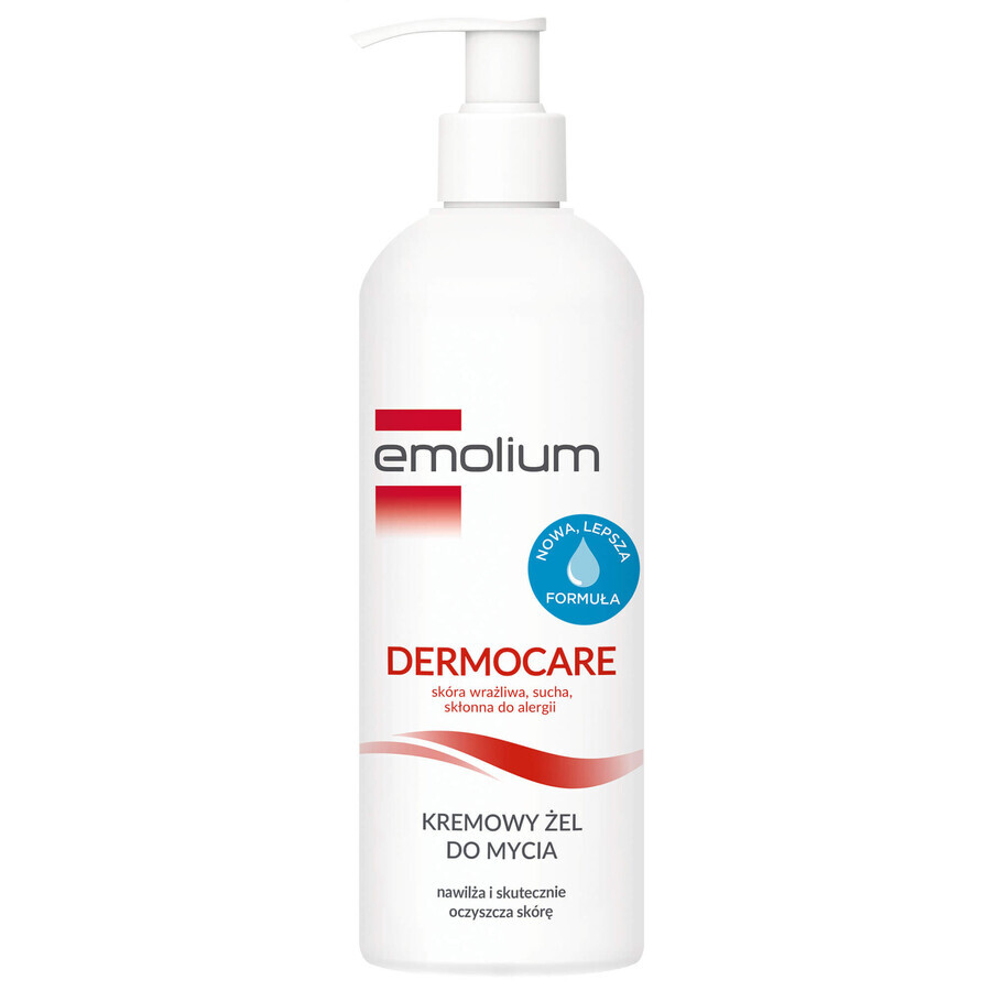 Emolium Dermocare set, hydraterende wasolie, vanaf 3 maanden, 400 ml + romige wasgel, vanaf 1 maand, 400 ml