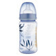 Canpol Babies EasyStart, Anti-Kolik-Flasche, Weithals, Gold, blau, 35/240, ab 3 Monate, 240 ml