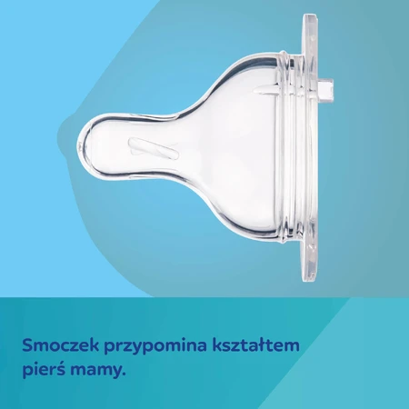 Canpol Babies EasyStart, sticlă anti-colică, gură largă, aur, roz, 35/240, de la 3 luni, 240 ml