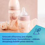 Canpol Babies EasyStart, Anti-Kolik-Flasche, Weithals, Gold, rosa, 35/240, ab 3 Monate, 240 ml