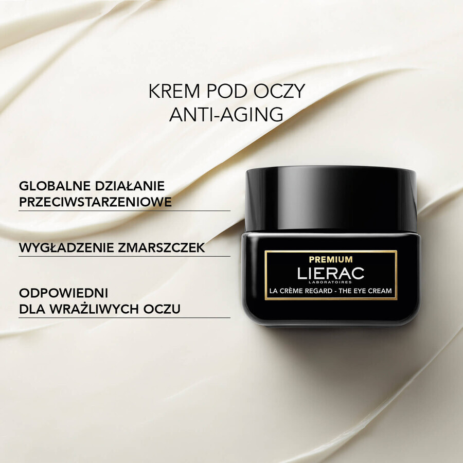 Lierac Premium, crema de ojos antiedad, 20 ml