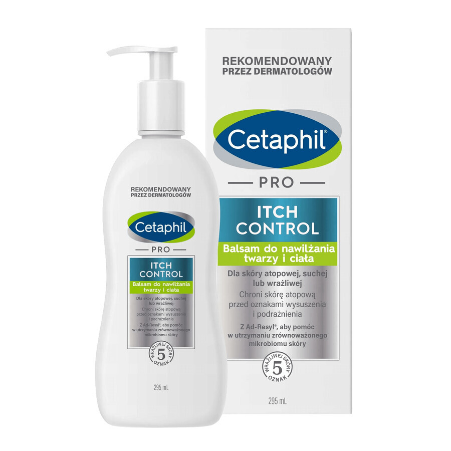 Cetaphil Pro Itch Control, Feuchtigkeitslotion für Gesicht und Körper, für Babys und Kinder, 295 ml