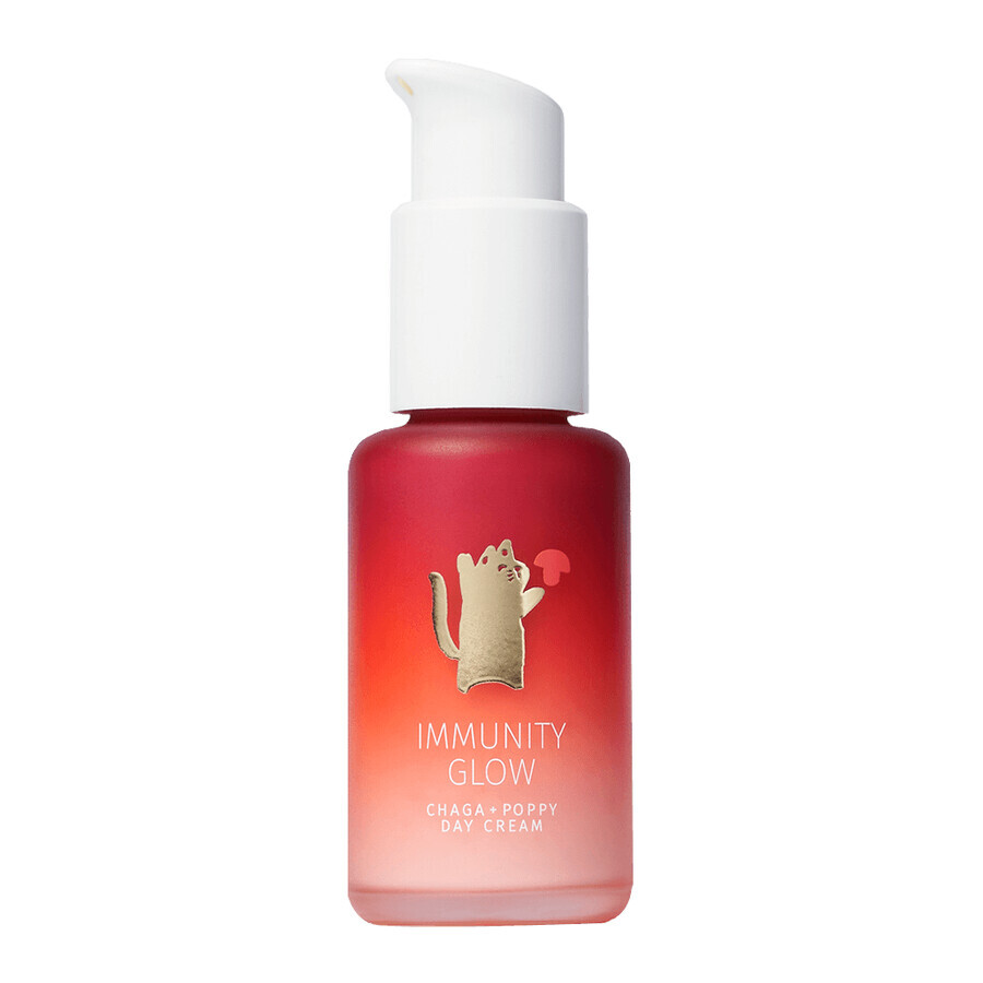 Yope Immunity Glow, crema facial, día, chaga + amapola, 50 ml