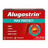 Alugastrin Max Protect, suspensie orală, 10 plicuri