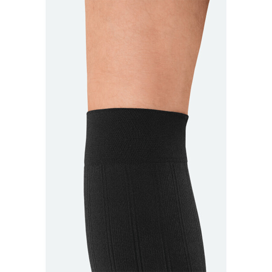 Jobst For Men Explore, chaussettes de compression au genou, CCL2, bout fermé, taille 5, noir