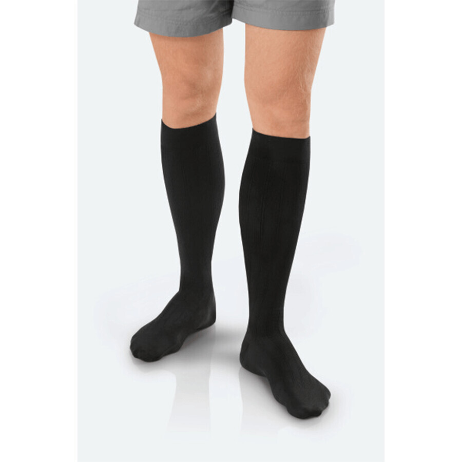 Jobst For Men Explore Knee Compression Socks CCL2 Closed Toe Size 4 Black