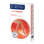 Jobst Ultra Sheer, ciorapi de compresie, CCL2, vârf închis, mărimea 5, natural