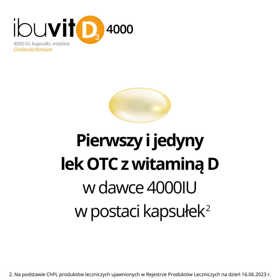 Ibuvit D3 4000 UI, 150 gélules