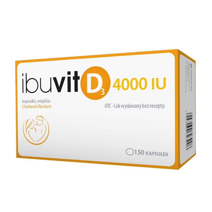 Ibuvit D3 4000 UI, 150 gélules