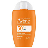 Avène Ultra Fluide Invisible, écran solaire invisible pour le visage, peau sensible, SPF 50+, 50 ml