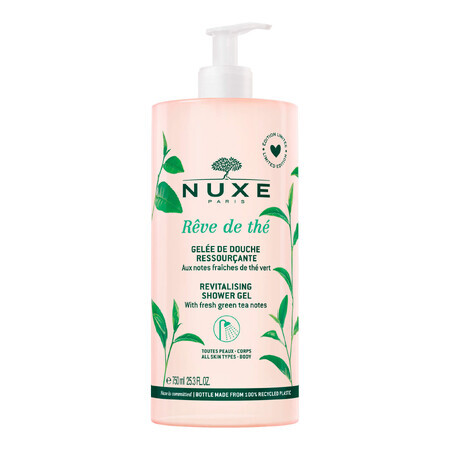 Nuxe Reve de The, revitalizing shower gel, 750 ml