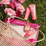 Nuxe Prodig Bloemenset met make-uptasje, douchegel, 30 ml + olie, 10 ml + parfum, 15 ml + crème, 15 ml