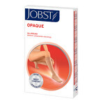 Jobst Opaque, calcetines de compresión para la rodilla, CCL2, punta cerrada, talla 4, natural