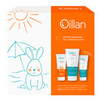 Set Oillan Sun, Schützende Gesichts- und Körperemulsion, SPF 50, 100 ml + Badegel 3in1, 200 ml + feuchtigkeitsspendende Dermo-Creme, 75 ml gratis