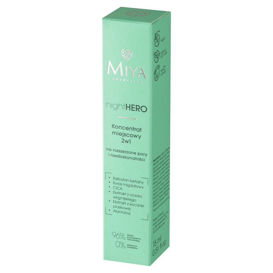 Miya nightHero, topisches 2-in-1-Konzentrat, 15 ml