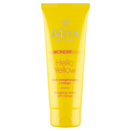 Miya myWONDERBALM Hello Yellow, energetisierende Creme mit Mango, 75 ml