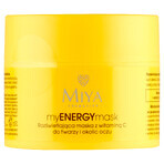 Miya myENERGYmask, illuminating mask with vitamin C, 50 ml