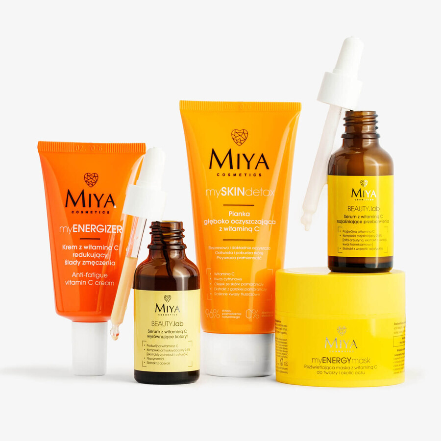 Miya myENERGYmask, illuminating mask with vitamin C, 50 ml