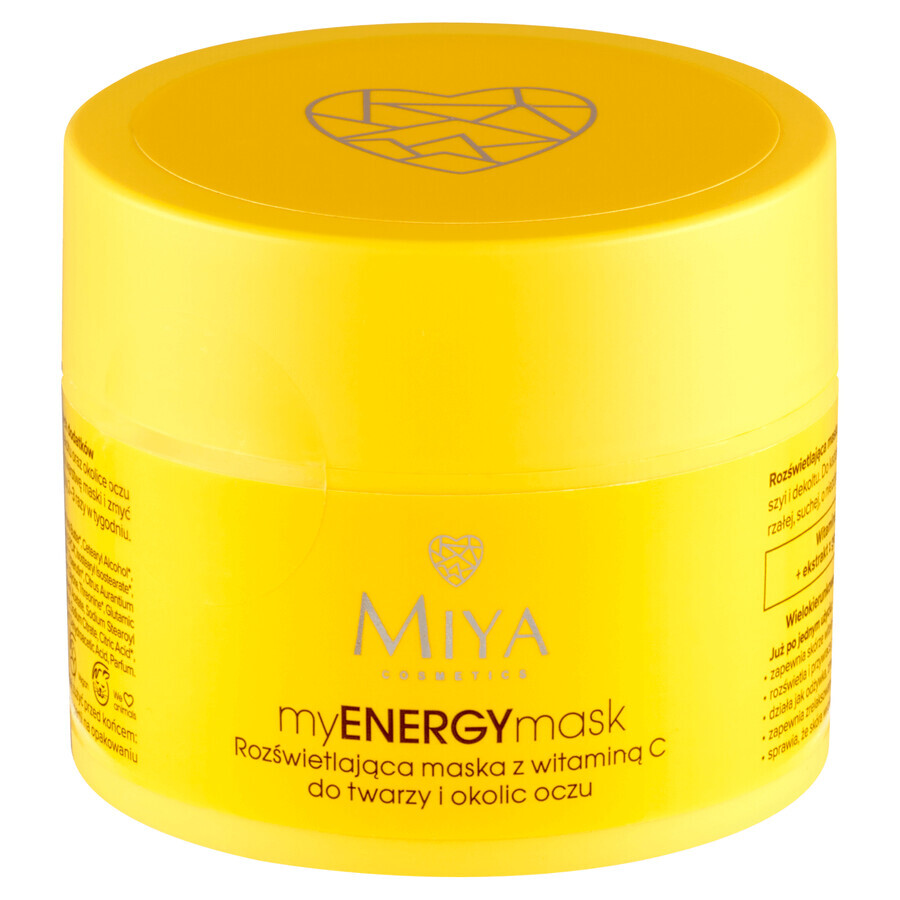 Miya myENERGYmask, illuminating mask with vitamin C, 50 ml