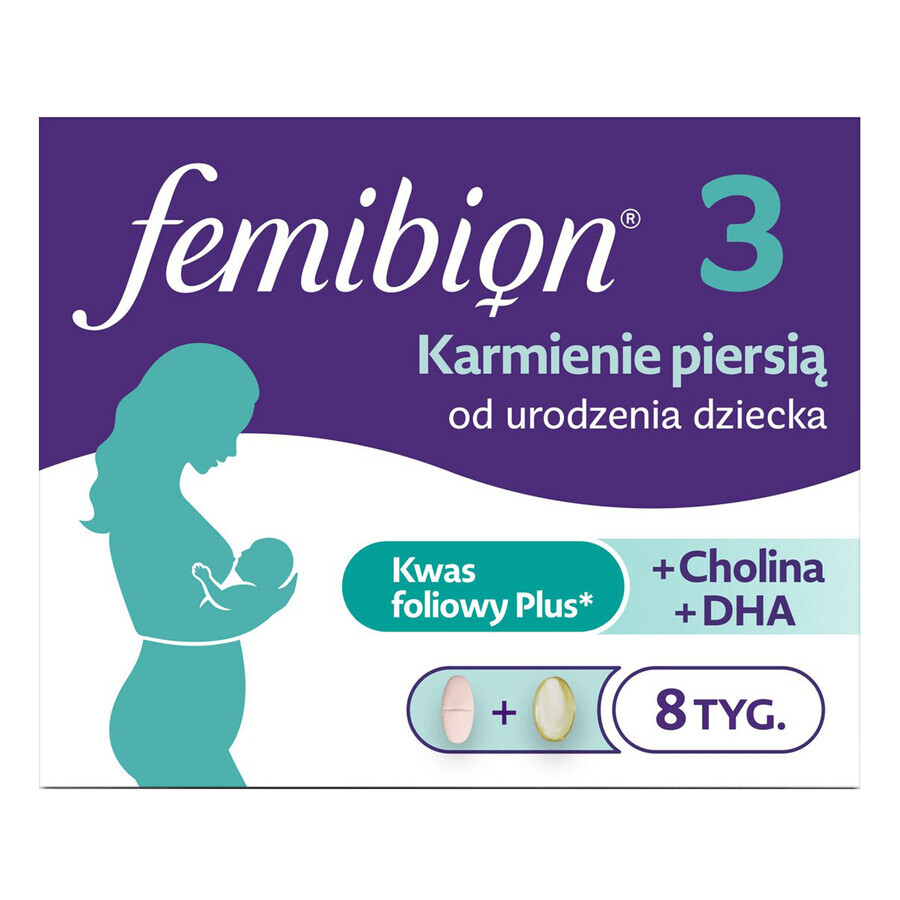 Femibion 3 Breastfeeding, 56 Tabletten + 56 Kapseln