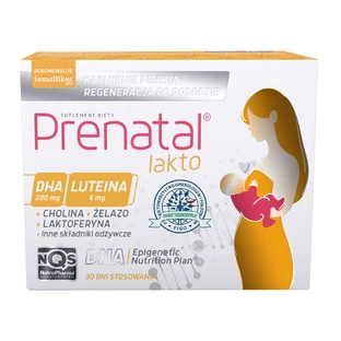 Prenatal Lakto, 30 harde capsules + 30 zachte capsules