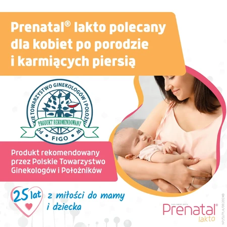Prenatal Lakto, 30 harde capsules + 30 zachte capsules