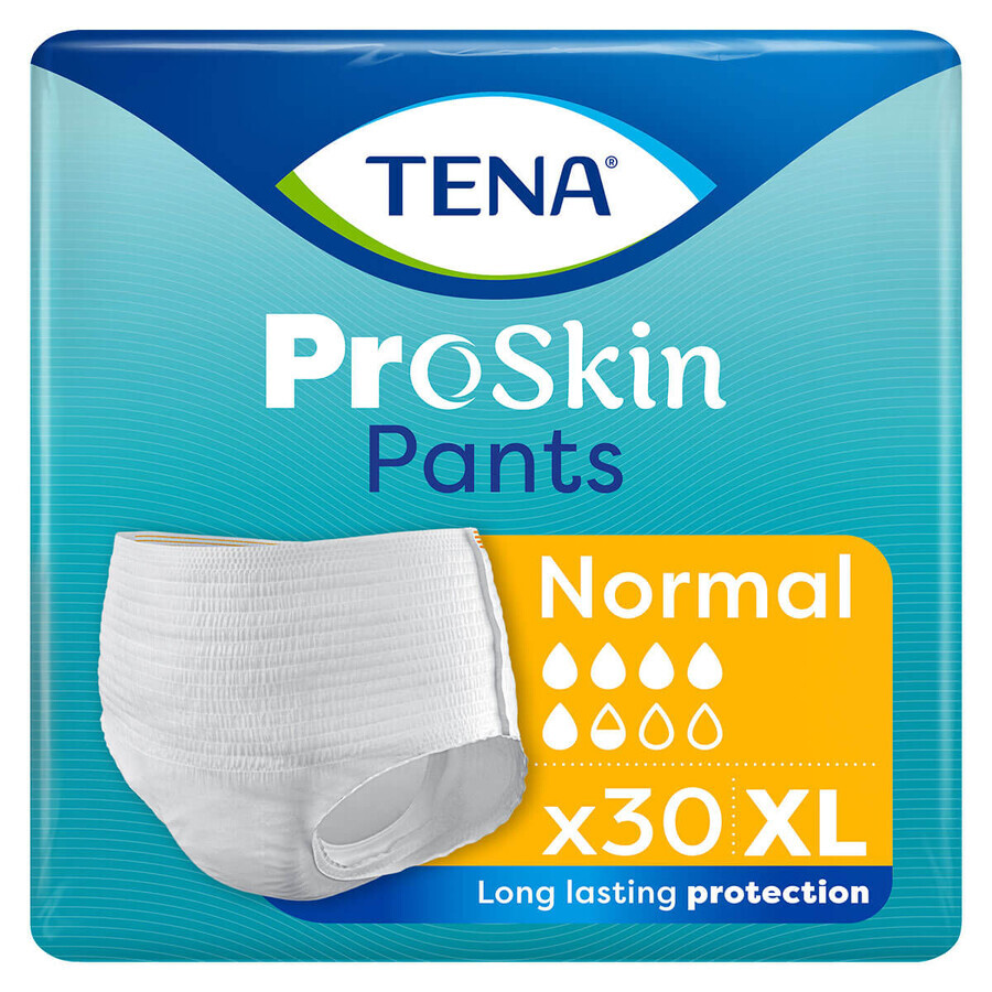 Tena Pants ProSkin, absorbierende Slips, Größe XL, 120-160 cm, Normal, 30 Stück