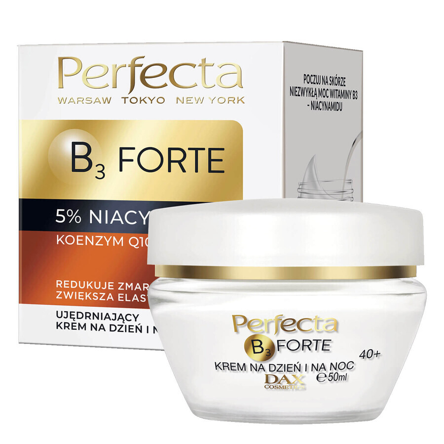 Perfecta B3 Forte 40+, straffende Gesichtscreme, Tag und Nacht, 50 ml