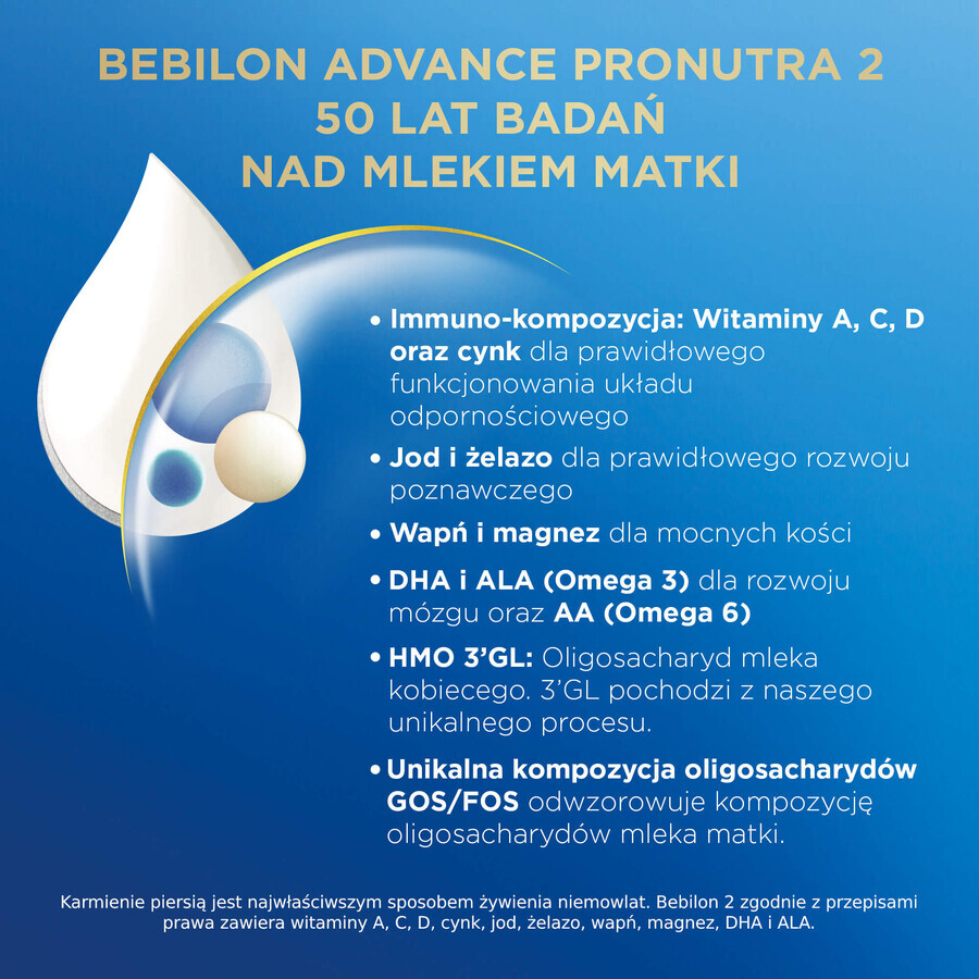 Bebilon Advance Pronutra 2, Folgemilch, über 6 Monate, 800 g