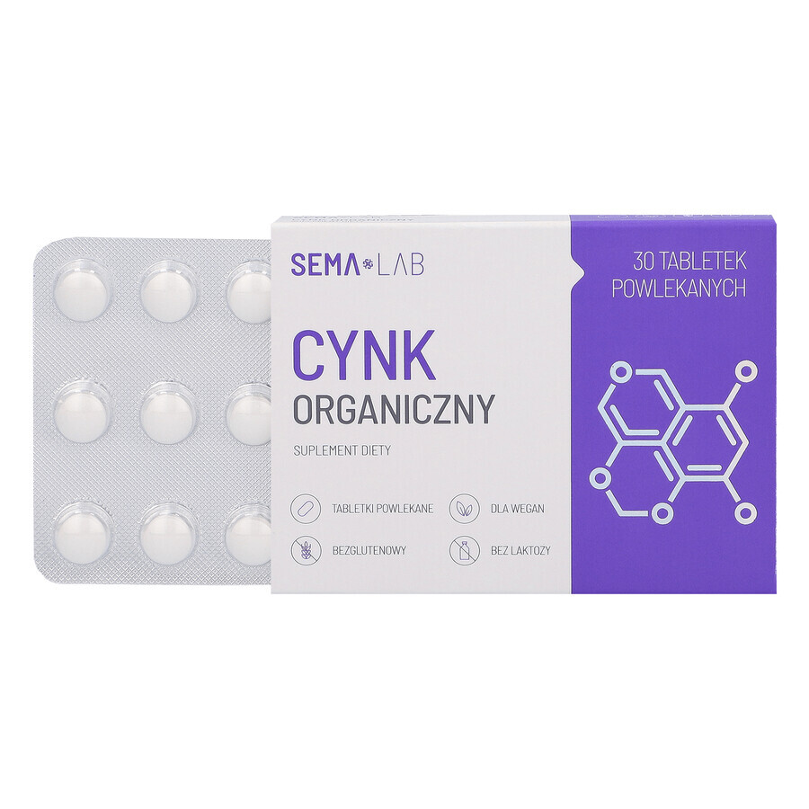 SEMA Lab Bio-Zink, 30 Filmtabletten