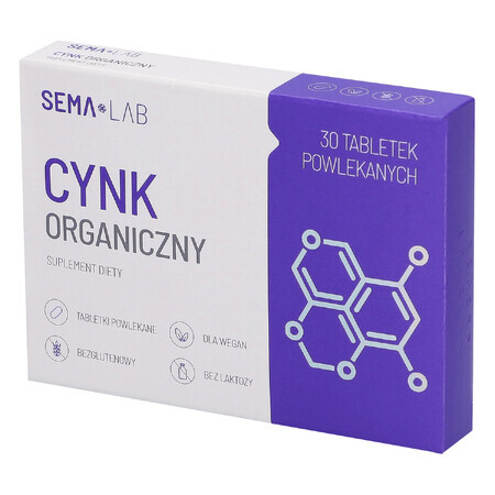 SEMA Lab Bio-Zink, 30 Filmtabletten