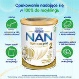 Nestle NAN Supremepro 2 HM-O, lapte de continuare pentru sugari peste 6 luni, 800 g