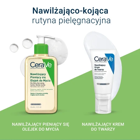 CeraVe, feuchtigkeitsspendendes schäumendes Öl mit Ceramiden zum Waschen, 236 ml
