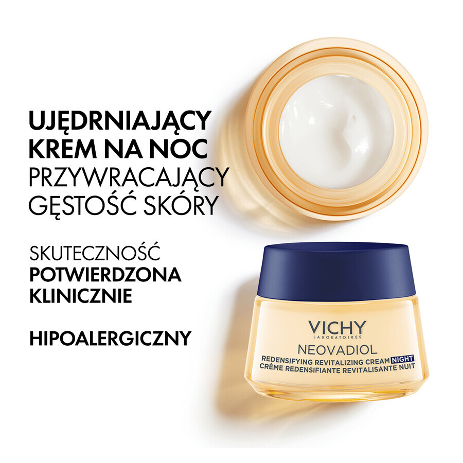 Vichy Neovadiol Peri-Menopause, straffende Nachtcreme zur Wiederherstellung der Dichte, 50 ml