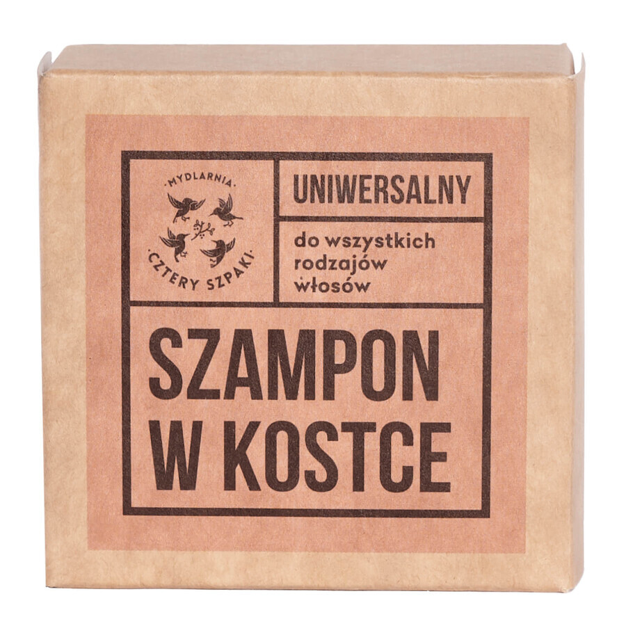 Cztery Szpaki, Universal-Haarwürfel-Shampoo, 75 g