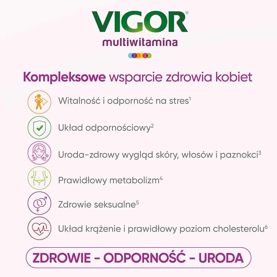 Vigor Multivitamin Ona 50+, 60 Tabletten