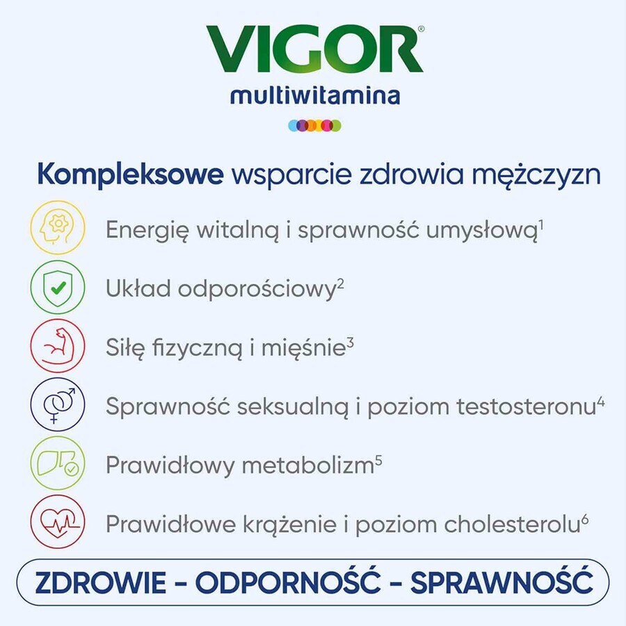 Vigor Multivitaminico On 50+, 60 compresse