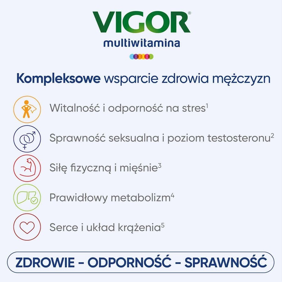 Vigor Multivitamin On, 60 Tabletten